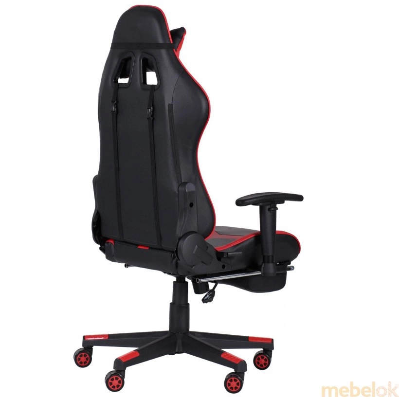 Кресло VR Racer Dexter Grindor черный/красный с другого ракурса