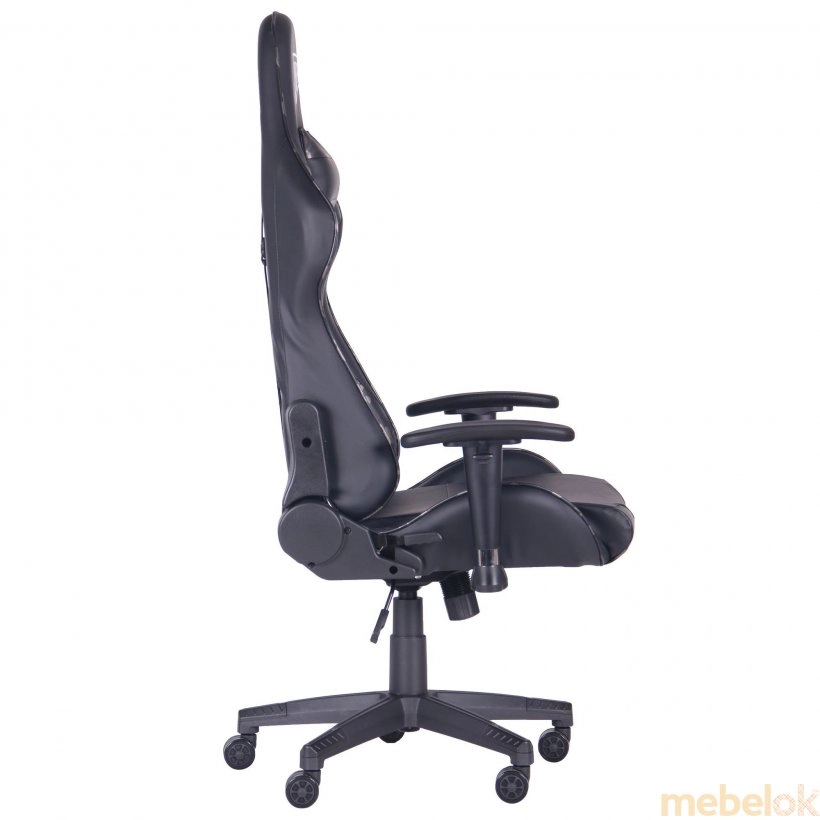 стул с видом в обстановке (Кресло VR Racer Original Ranger черный/камуфляж)