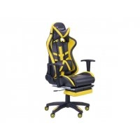 Кресло VR Racer BattleBee черный/желтый