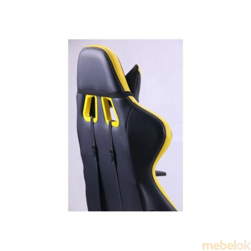Кресло VR Racer BattleBee черный/желтый