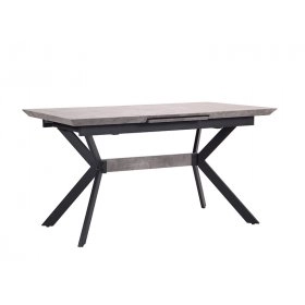 Обідній стіл Jackson чорний/бетон
