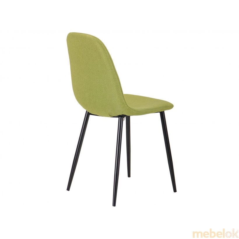 стул с видом в обстановке (Стул Лучия черный/оливковый (168549))
