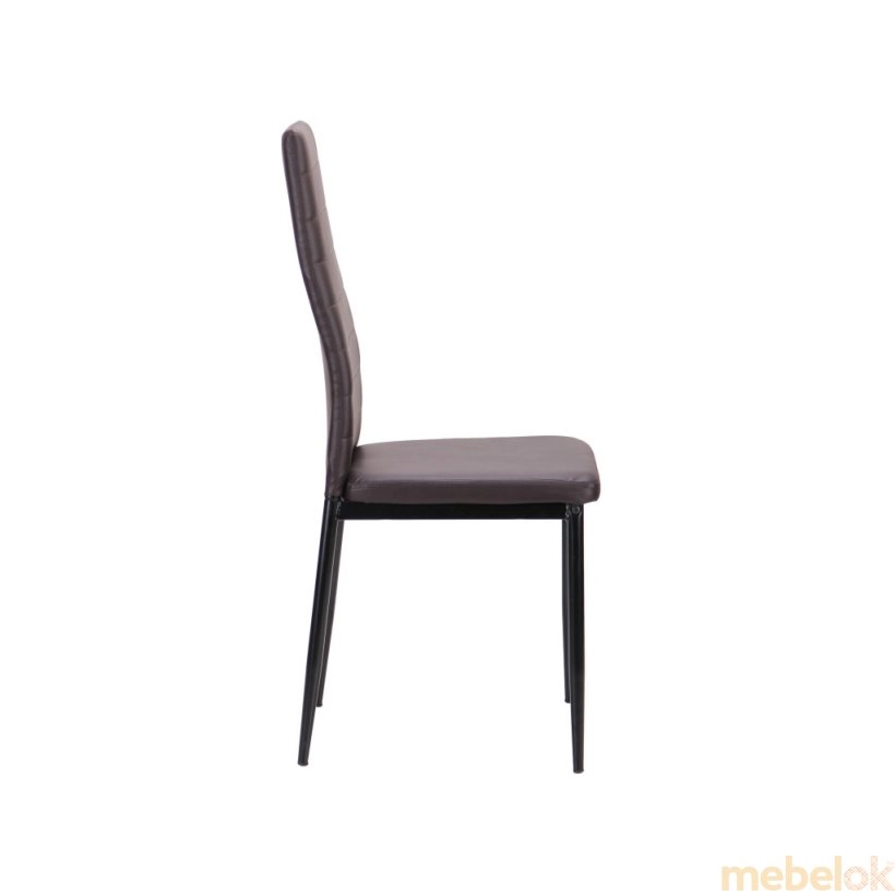 стул с видом в обстановке (Стул Сицилия черный/темный шоколад (239908))