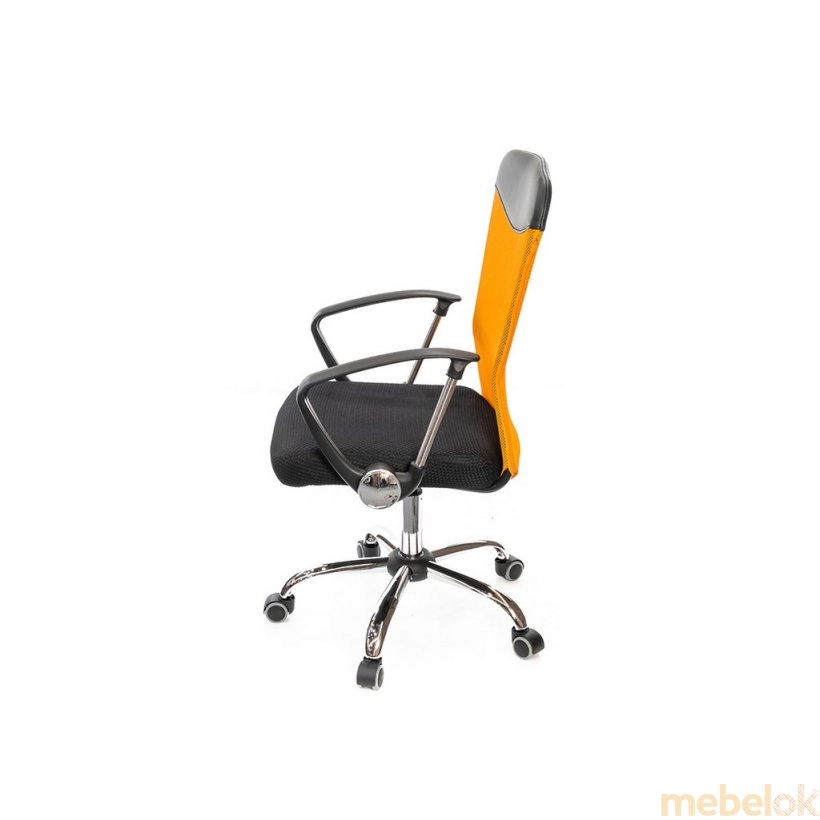 Кресло Ирвин CH TILT черно-оранжевый от фабрики Аклас (Aklas)