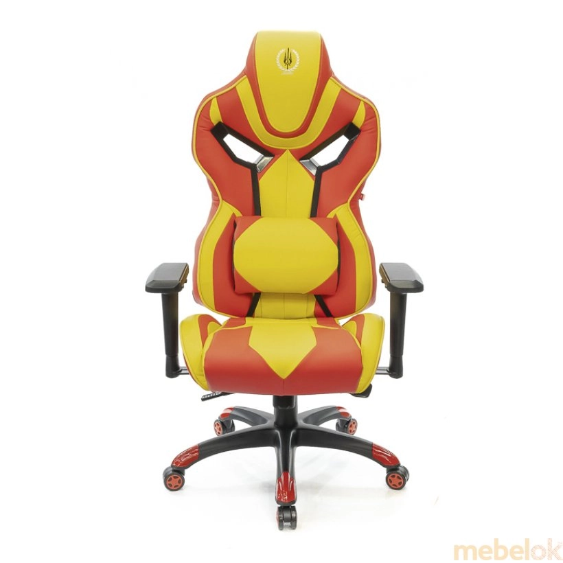 Кресло геймерское Эмбуш PL RL (PU-красный/желтый) от фабрики Аклас (Aklas)