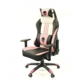 Кресло геймерское Мидж PL RL (PU-черный/розовый/белый)
