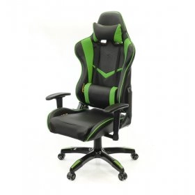 Кресло геймерское Скидс PL RL (PU-черный/зеленый)