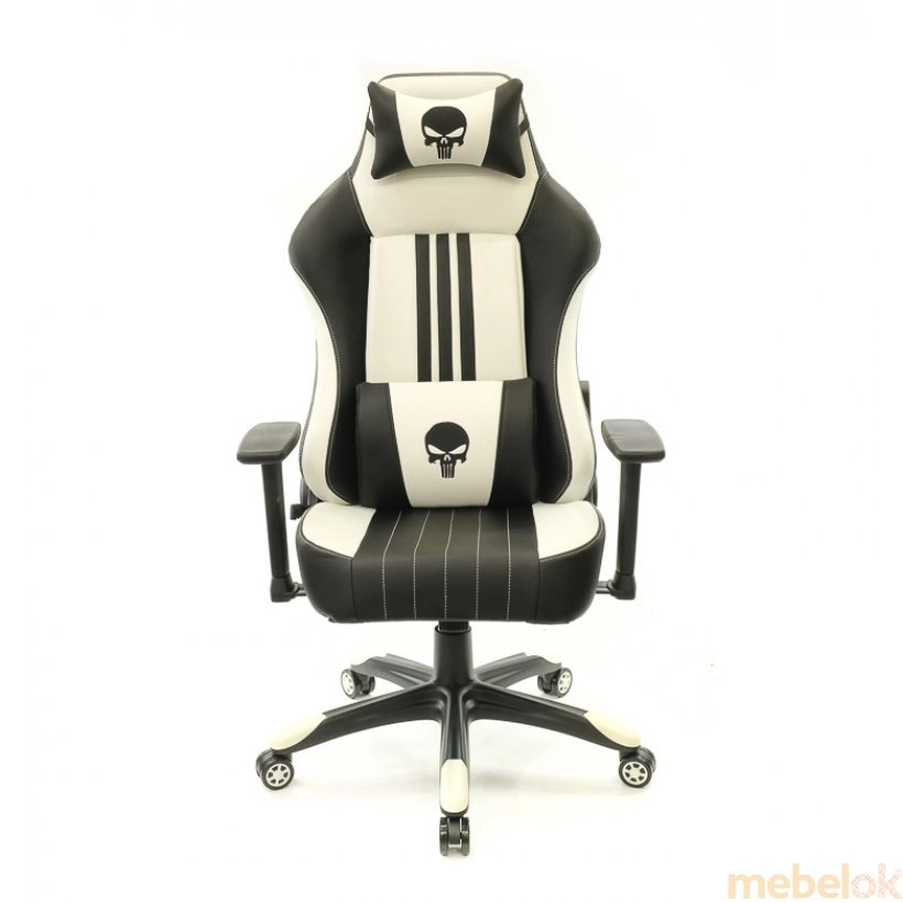 Кресло геймерское Мидж PL RL (PU-черный/белый) от фабрики Аклас (Aklas)