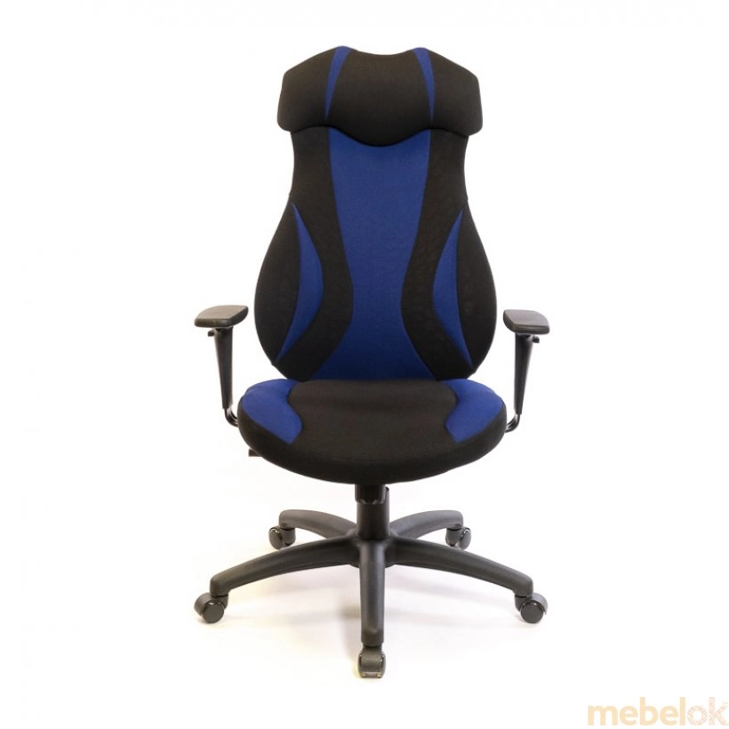 Кресло геймерское Эпсилон PL SR (Черный/Синий) от фабрики Аклас (Aklas)
