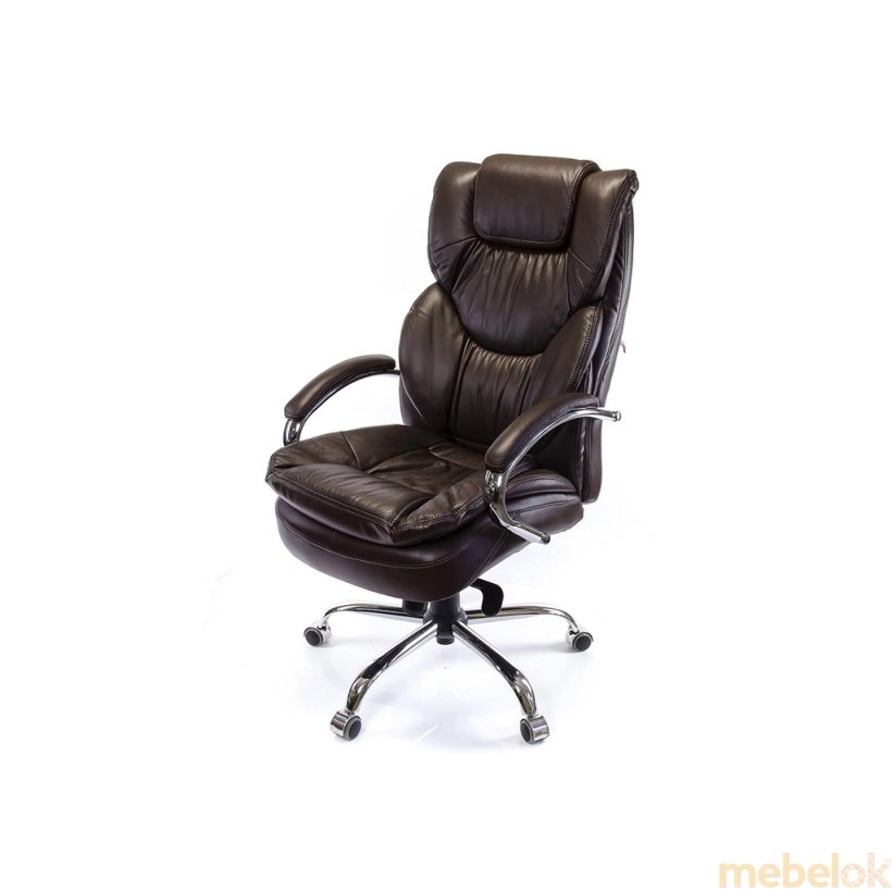 стілець з виглядом в обстановці (Крісло Флорида CH MB коричневий)