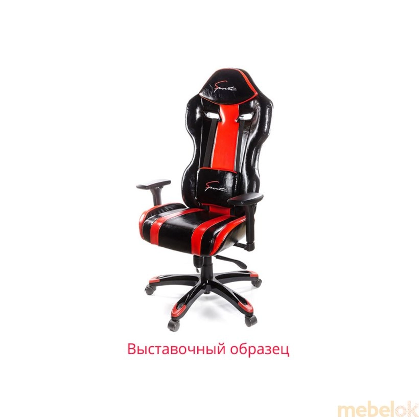 стул с видом в обстановке (Кресло Инферно PL RL черно-красный)