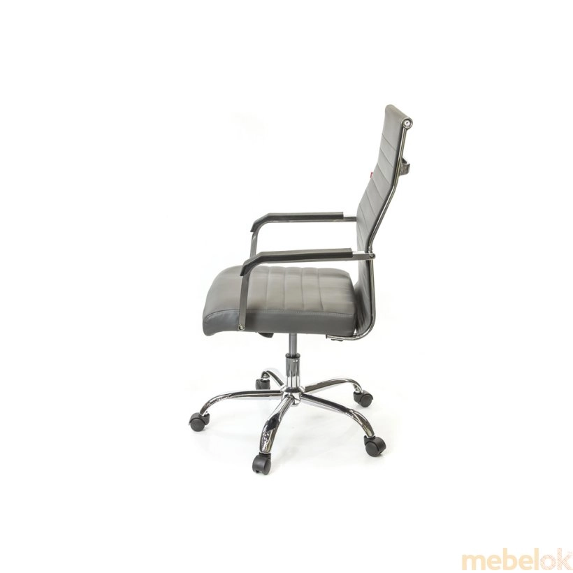 стул с видом в обстановке (Кресло Кап FX СН TILT серый)