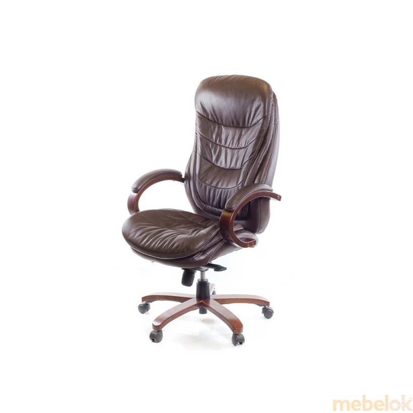 Крісло Валенсія Soft EX MB шкіра коричневий (91397)