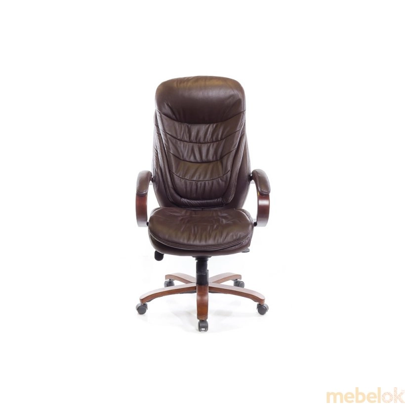 Крісло Валенсія Soft EX MB шкіра коричневий (91397) від фабрики Аклас (Aklas)