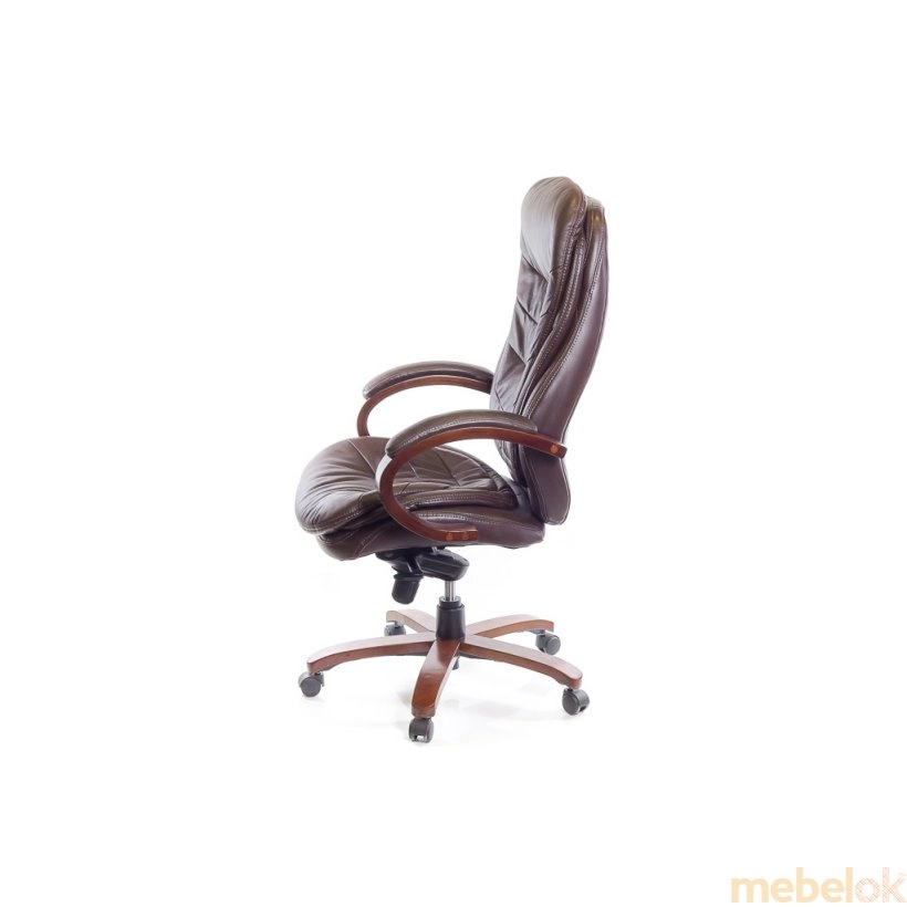 стул с видом в обстановке (Кресло Валенсия Soft EX MB кожа цветной)