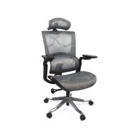 Кресло Кантос Lux сетка серый