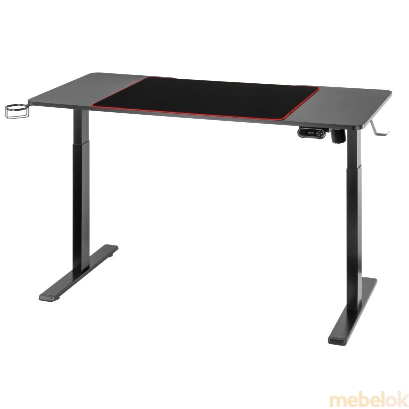 стол с видом в обстановке (Компьюторный стол с электро регулированием высоты ODE514)