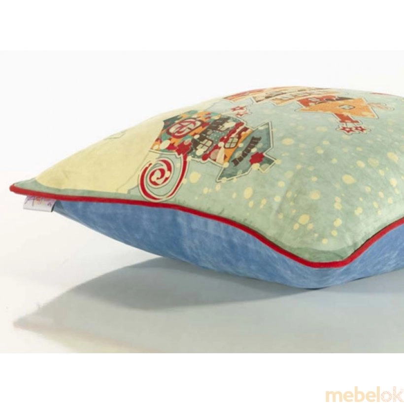 Подушка Новогодняя сказка-3 45х45 от фабрики Аполена Текстиль (Apolena textil)