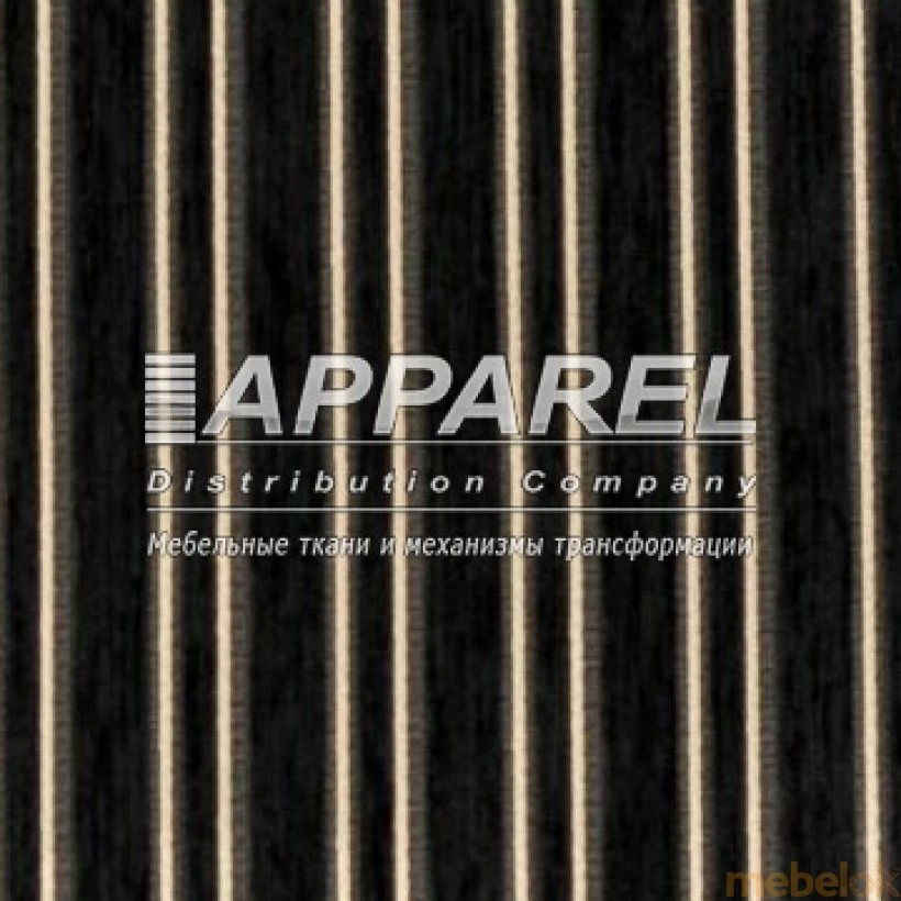 Ткань Шенилл Liona stripe black