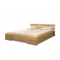 Двуспальная кровать Дали дуб 180х200