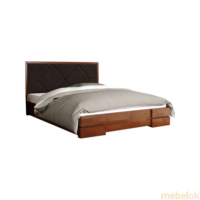 Ліжко Магнолія з підйомним механізмом сосна 160x190