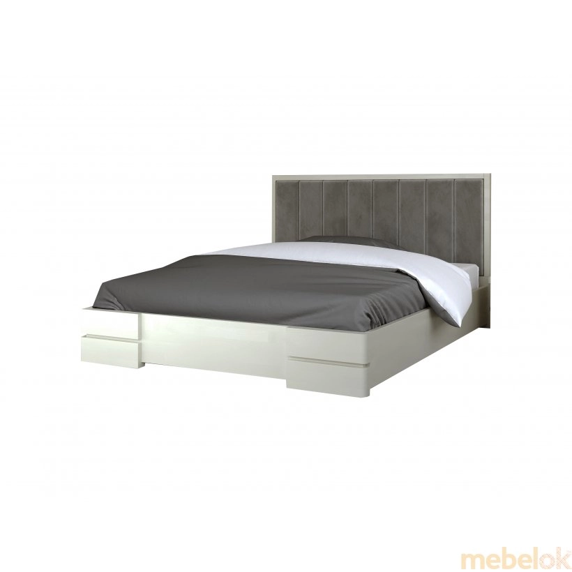 Кровать Милано с подъемным механизмом бук 160x200