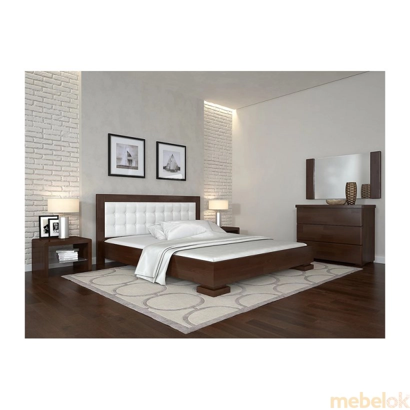 Кровать Монако сосна 120х200 от фабрики Арбор Древ (Arbor Drev)