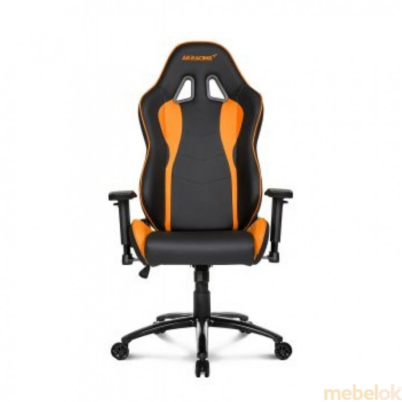 стул с видом в обстановке (Кресло Akracing K702A black/orange)