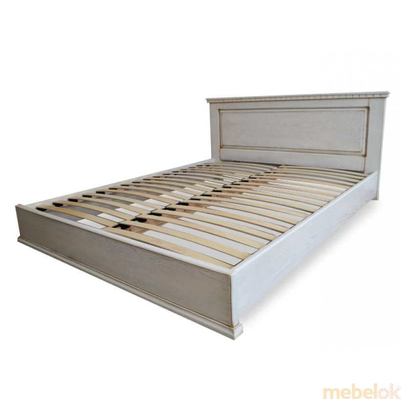 Кровать Лилия белая дуб 160х200 от фабрики Арт-Мебель (Art-mebel)