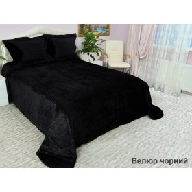 Комплект для спальни Arya 265х265 Велюр черный