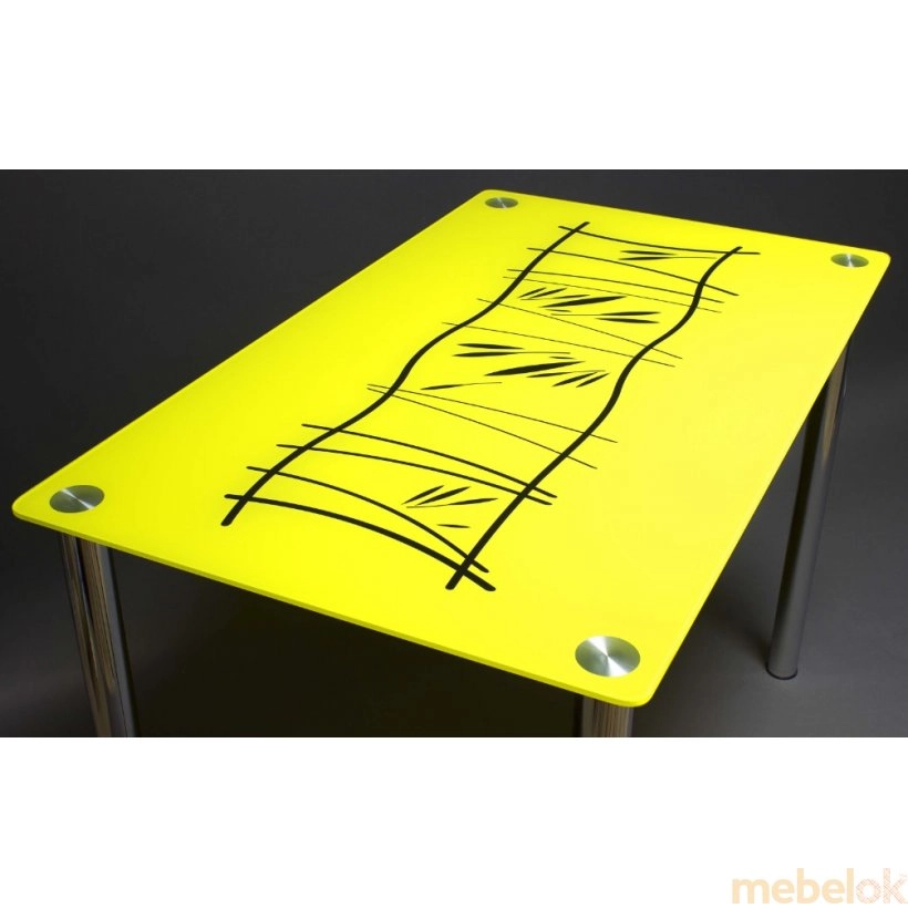 обеденный стол Бамбук (желтый)