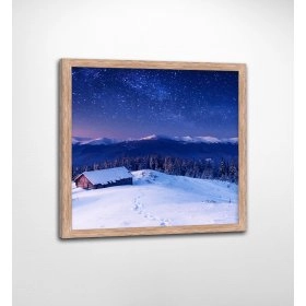 Панно в раме Зимний пейзаж FP-1098 DI07 (90 x 90)