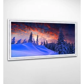 Панно в рамі зимовий пейзаж FP-1097 DJ01 (120 x 65)
