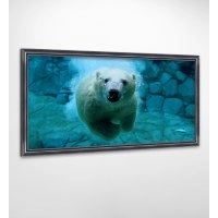 Панно у рамі Полярний ведмідь FP-1800 RO02 (120 x 65)