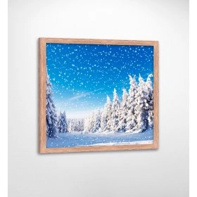 Панно в раме Зимний пейзаж FP-1118 DI07 (90 x 90)