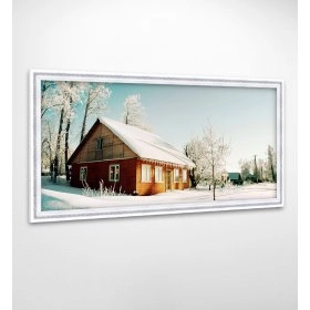 Панно в рамі зимовий пейзаж FP-1110 DJ01 (120 x 65)