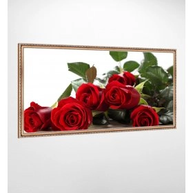 Панно в рамі Червоні троянди JAS01 FP-1970 (120 x 65)