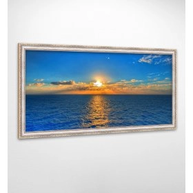 Панно в рамі Морський захід сонця FP-1586 VA05 (120 x 65)