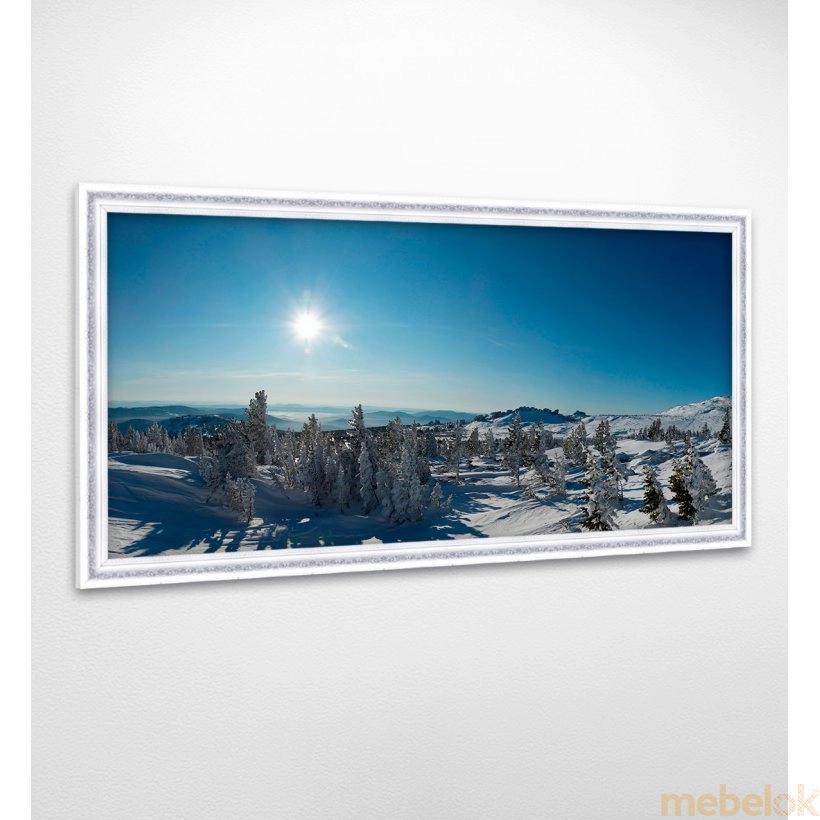 Панно в раме Зимний пейзаж FP-1099 DJ01 (120 x 65)