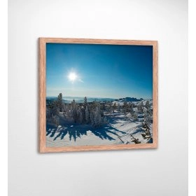 Панно в рамі зимовий пейзаж FP-1099 DI07 (90 x 90)