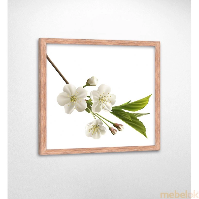 Панно в раме Цветок вишни FP-2043 DI07 (90 x 90)