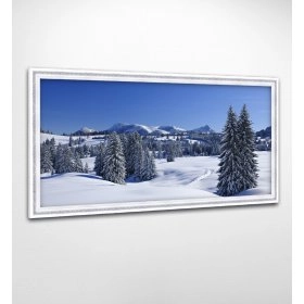 Панно в рамі зимовий пейзаж FP-1104 DJ01 (120 x 65)