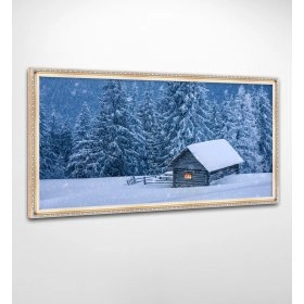 Панно в рамі Зимовий пейзаж FP-1129 JAS02 (120 x 65)