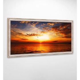 Панно в рамі Морський захід сонця FP-1611 VA05 (120 x 65)