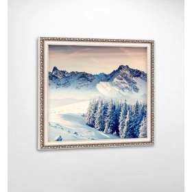 Панно у рамі Зимовий пейзаж FP-1127 JA02 (90 x 90)
