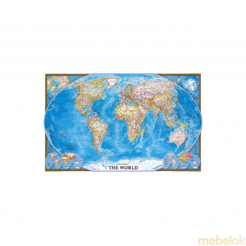 Панно Карта мира FP-1152 (140 x 100)
