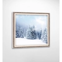 Панно в раме Зимний пейзаж FP-1131 JA02 (90 x 90)