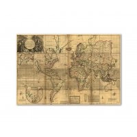 Панно Карта світу FP-1146 (140 x 100)