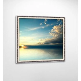 Панно в рамі Морський захід сонця FP-1605 JA01 (90 x 90)