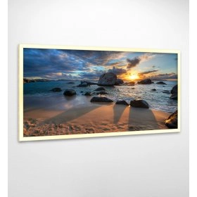 Панно в рамі Морський захід сонця FP-1596 AL02 (120 x 65)